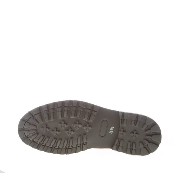 JEROLD WILTON uomo scarponcino allacciato liscio in camoscio TESTA DI MORO con zip - immagine 7