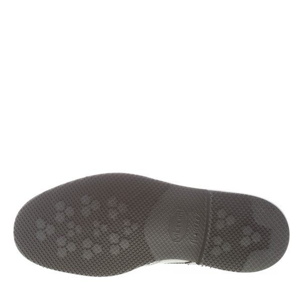 MILLE885 uomo scarpa francesina Leicester in pelle NERO wingtip brogues. Suola gomma - immagine 8