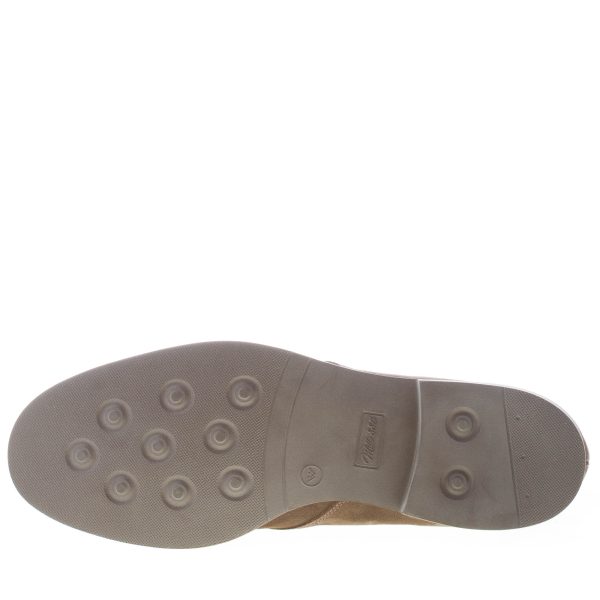 MILLE885 uomo scarpa polacchina in camoscio MARRONE MOCCA. Suola gomma - immagine 7