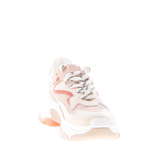 ASH donna sneaker Addict in nabuk e tessuto BEIGE più rosa - immagine 6