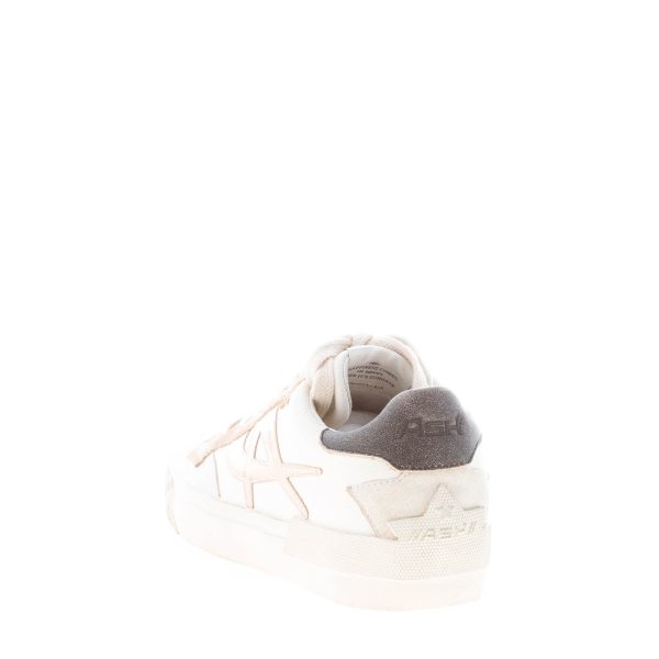 ASH donna sneaker Moonlight in pelle anticata AVORIO più ORO e beige - immagine 3