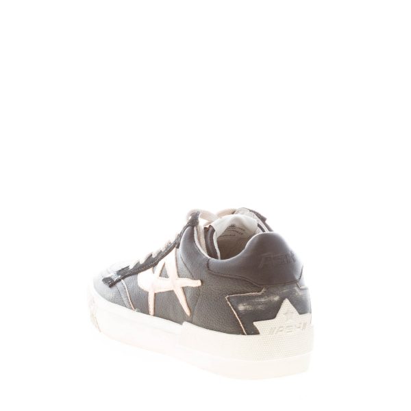 ASH donna sneaker Moonlight in pelle anticata NERO più ORO - immagine 3