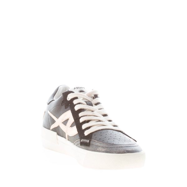 ASH donna sneaker Moonlight in pelle anticata NERO più ORO - immagine 6
