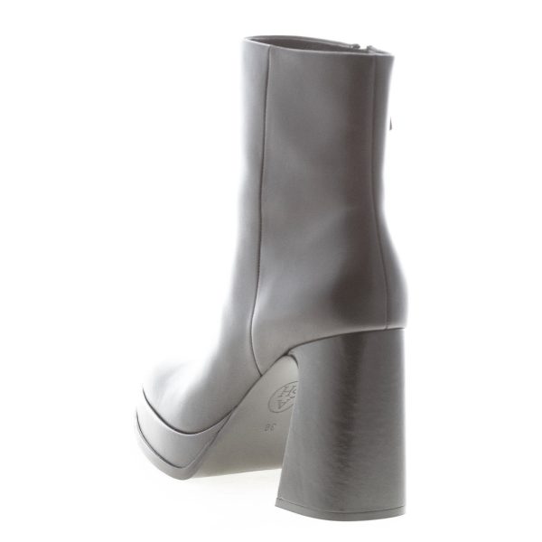 ASH donna stivaletto Alyx in pelle NERO con zip e platform. Tacco 9,5 cm - immagine 3