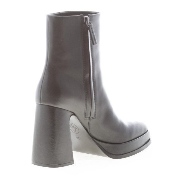 ASH donna stivaletto Alyx in pelle NERO con zip e platform. Tacco 9,5 cm - immagine 4