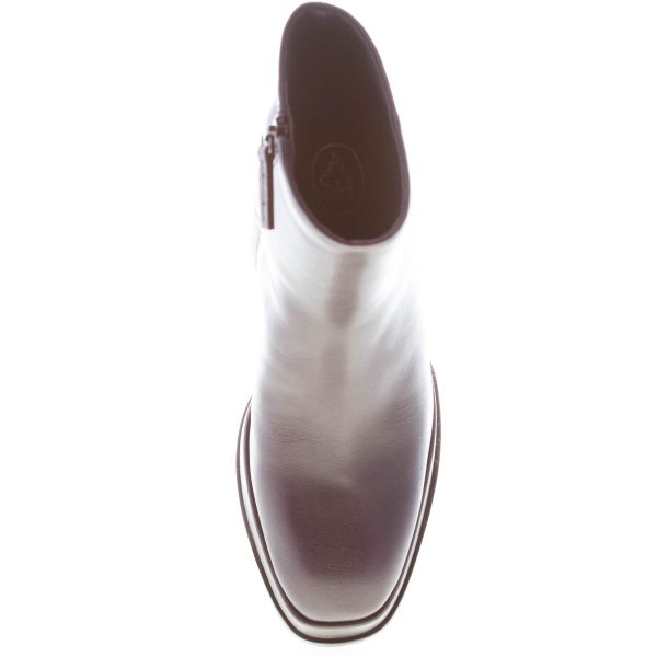 ASH donna stivaletto Alyx in pelle VIOLA con zip e platform. Tacco 9,5 cm - immagine 7