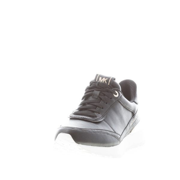 MICHAEL KORS donna sneaker Nova in pelle NERO più oro - immagine 2