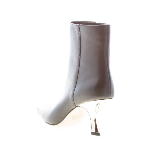 MICHAEL KORS donna stivaletto Luna in pelle NERO con zip. Tacco 9 cm - immagine 3