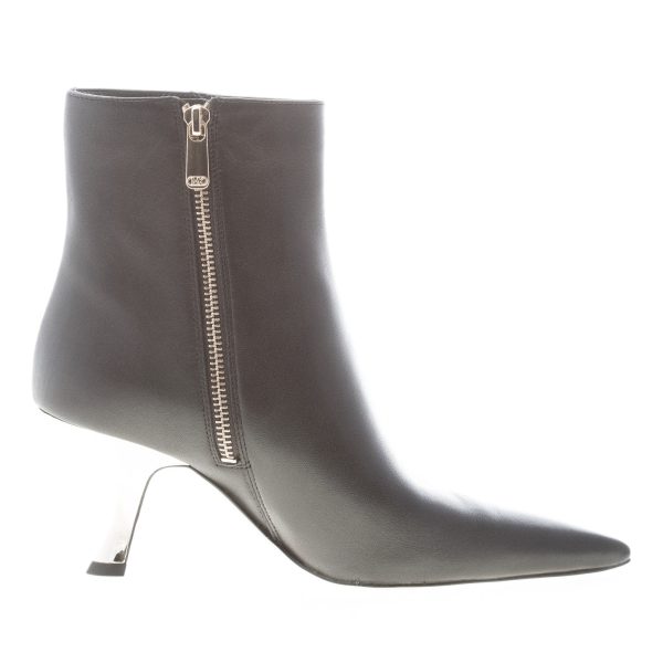 MICHAEL KORS donna stivaletto Luna in pelle NERO con zip. Tacco 9 cm - immagine 5