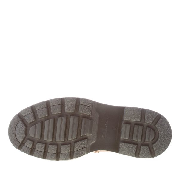 SANTONI uomo stivaletto Chelsea in pelle MARRONE NATURALE con impunture. Suola gomma - immagine 8