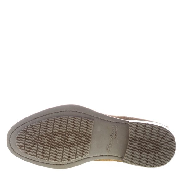 SANTONI uomo stivaletto Chelsea in pelle scamosciata VERDE. Suola gomma - immagine 7