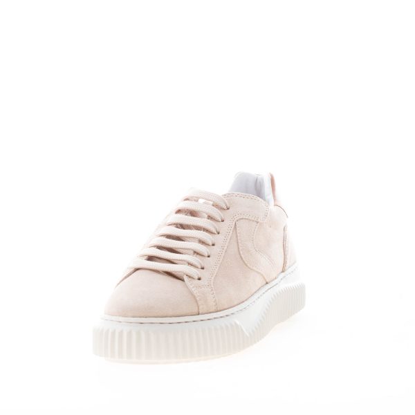 VOILE BLANCHE donna sneaker Lipari in camoscio beige più cuoio - immagine 2