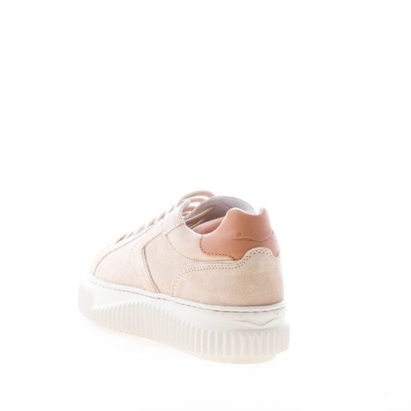 VOILE BLANCHE donna sneaker Lipari in camoscio beige più cuoio - immagine 3