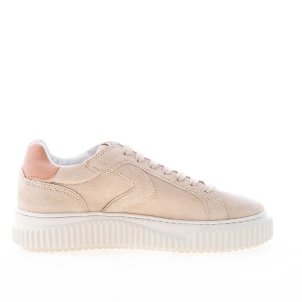 VOILE BLANCHE donna sneaker Lipari in camoscio beige più cuoio - immagine 5