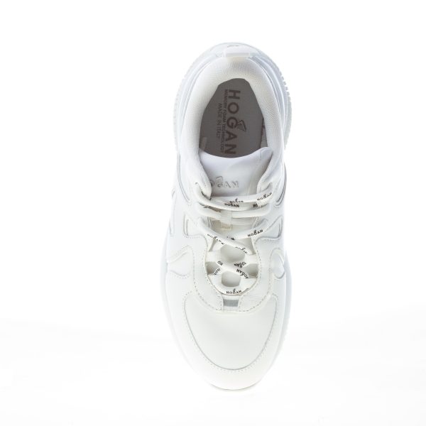 HOGAN donna sneaker H597 in pelle BIANCO - immagine 7