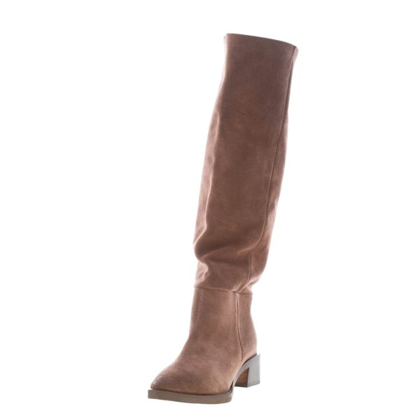 L'ARIANNA donna stivale in crosta EBANO. Tacco 4,5 cm - immagine 2