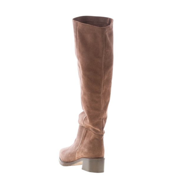 L'ARIANNA donna stivale in crosta EBANO. Tacco 4,5 cm - immagine 3