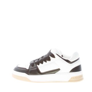 HOGAN uomo H668 sneaker Chamallow  in pelle BIANCO e NERO