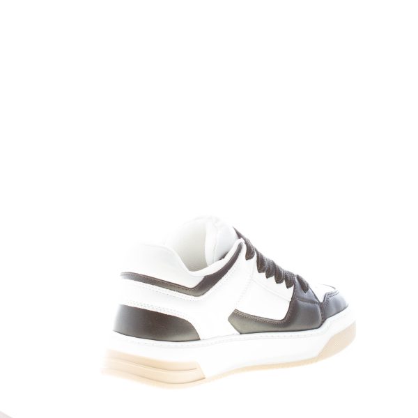 HOGAN uomo H668 sneaker Chamallow  in pelle BIANCO e NERO - immagine 4