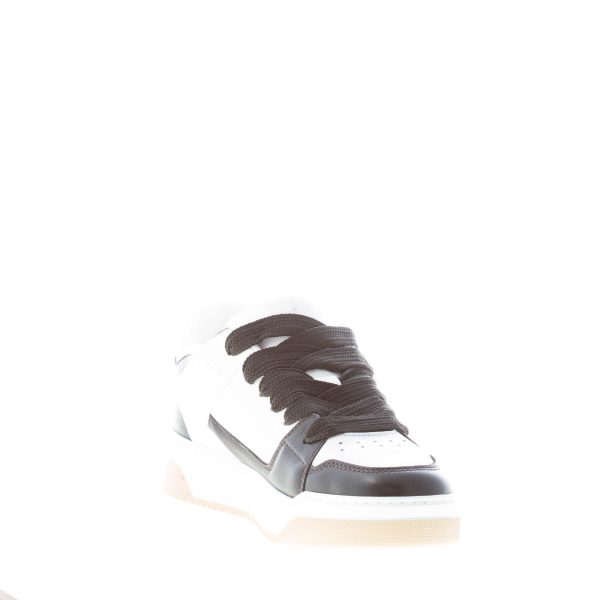 HOGAN uomo H668 sneaker Chamallow  in pelle BIANCO e NERO - immagine 6