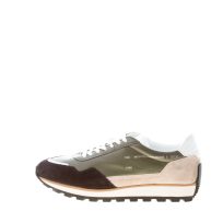 HOGAN uomo H671 sneaker 86er in pelle VERDE e camoscio NERO