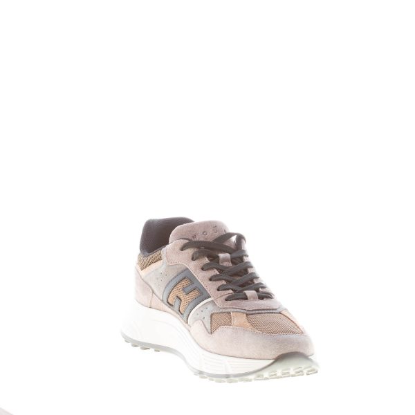 HOGAN uomo Hyperlight sneaker in camoscio e tessuto GRIGIO, TAUPE e BEIGE - immagine 6
