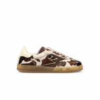MOACONCEPT donna sneaker Club 120 De Luxe in cavallino stampa MUCCA e marrone