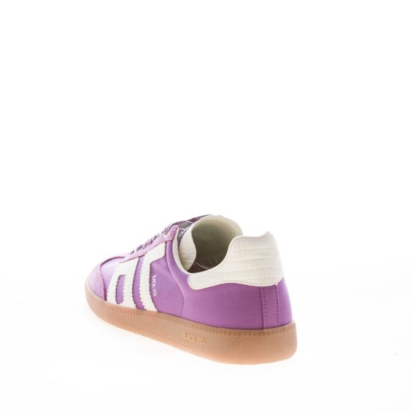 BACK 70 donna sneaker Ghost 18 in tessuto e camoscio VIOLA più latte - immagine 3