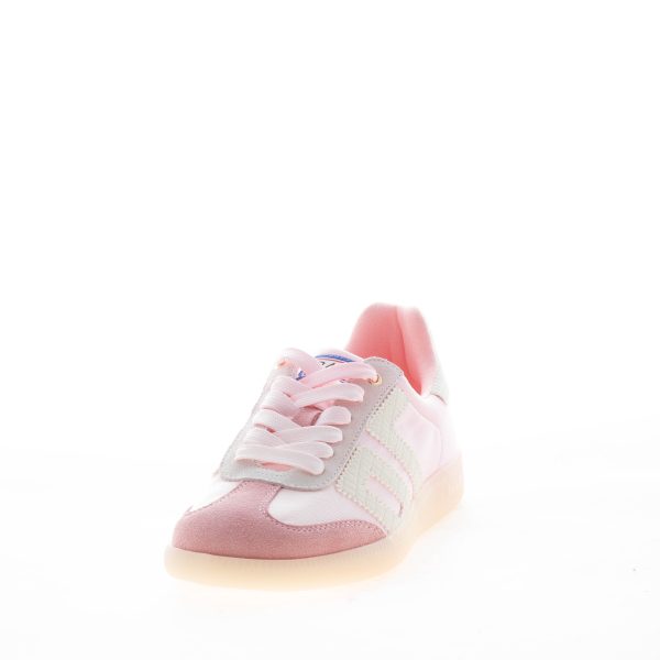 BACK 70 donna sneaker Ghost Degradè in tessuto e camoscio ROSA più bianco - immagine 2