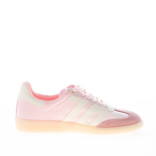 BACK 70 donna sneaker Ghost Degradè in tessuto e camoscio ROSA più bianco - immagine 4
