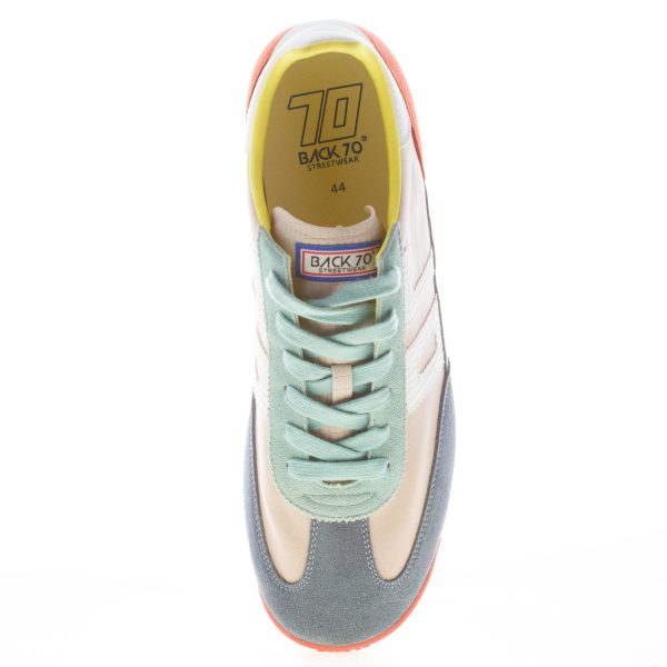 BACK 70 uomo sneaker Barkley Jogger in tessuto e camoscio MULTICOLORE - immagine 5