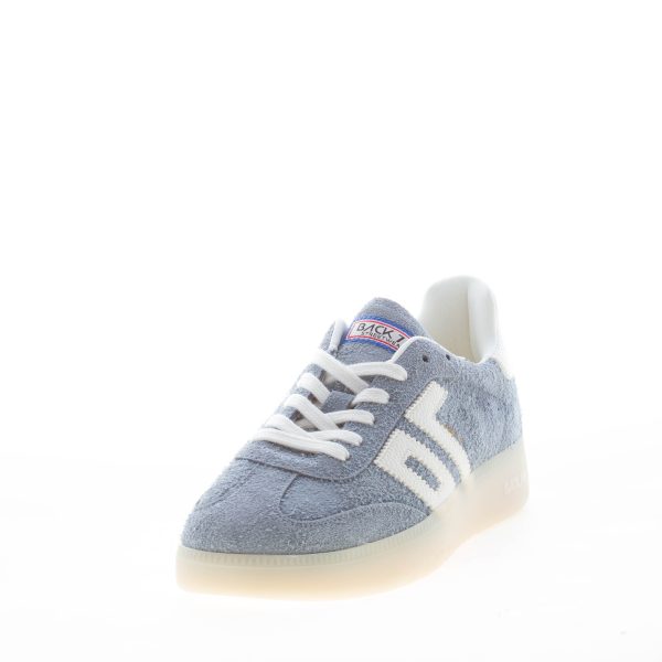 BACK 70 uomo sneaker Boston in camoscio graffiato CELESTE - immagine 2