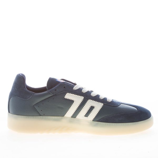 BACK 70 uomo sneaker Boston in pelle camoscio BLU NAVY - immagine 4