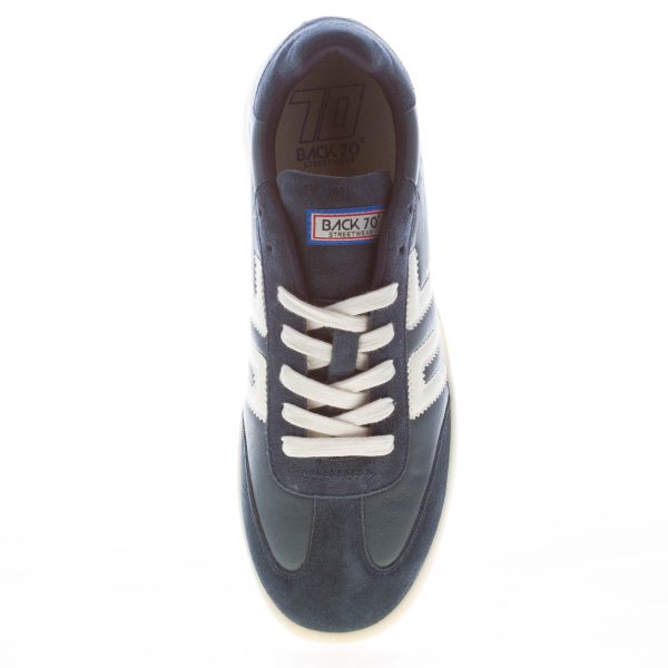 BACK 70 uomo sneaker Boston in pelle camoscio BLU NAVY - immagine 5