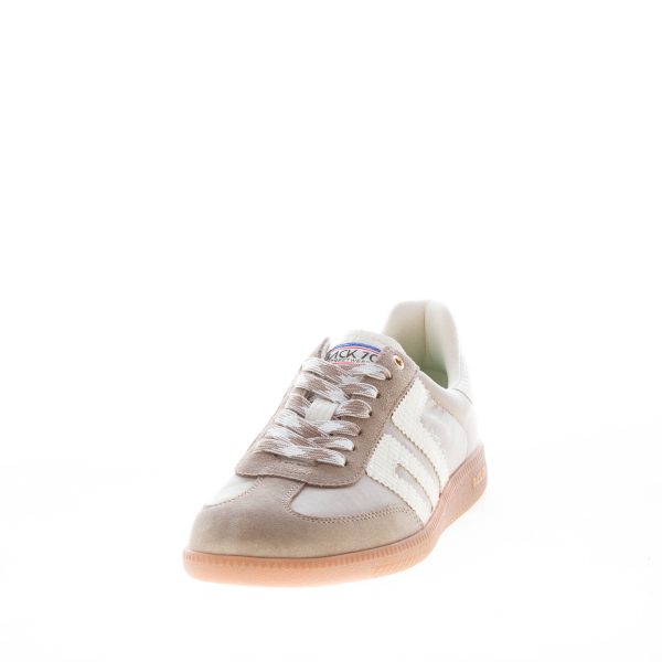 BACK 70 uomo sneaker Ghost 09 in tessuto e camoscio GRIGIO più latte - immagine 2