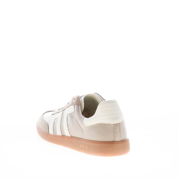 BACK 70 uomo sneaker Ghost 09 in tessuto e camoscio GRIGIO più latte - immagine 3