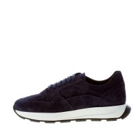 JEROLD WILTON uomo sneaker in camoscio BLU NOTTE
