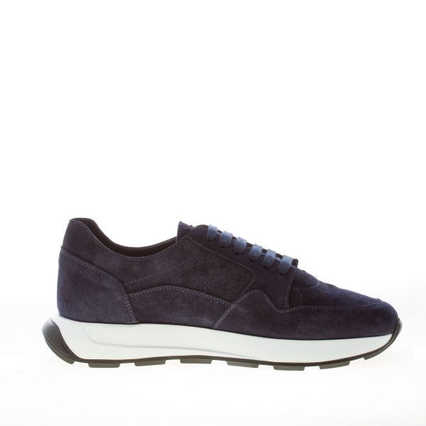 JEROLD WILTON uomo sneaker in camoscio BLU NOTTE - immagine 4