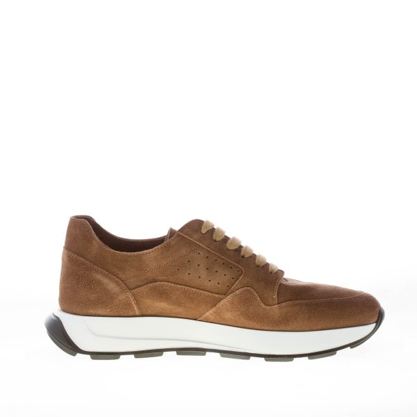 JEROLD WILTON uomo sneaker in camoscio TABACCO - immagine 4