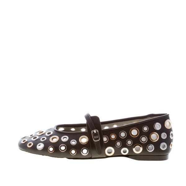 STEVE MADDEN donna ballerina Rejoice in similpelle NERO con anelli