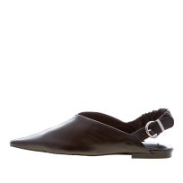 STEVE MADDEN donna scarpa slingback a punta Zeta in pelle NERO