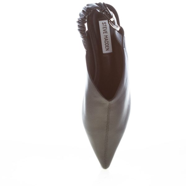 STEVE MADDEN donna scarpa slingback a punta Zeta in pelle NERO - immagine 5
