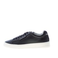 VOILE BLANCHE uomo sneaker Layton Clean in pelle martellata BLU