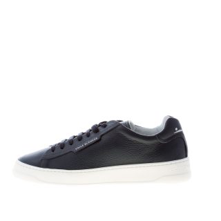 VOILE BLANCHE uomo sneaker Layton Clean in pelle martellata BLU