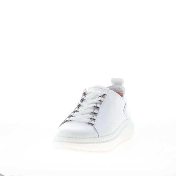 ALEXANDER SMITH uomo sneaker Wembley Deconstructed in pelle fiore BIANCO - immagine 2