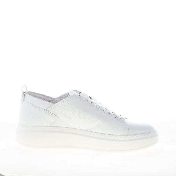 ALEXANDER SMITH uomo sneaker Wembley Deconstructed in pelle fiore BIANCO - immagine 4