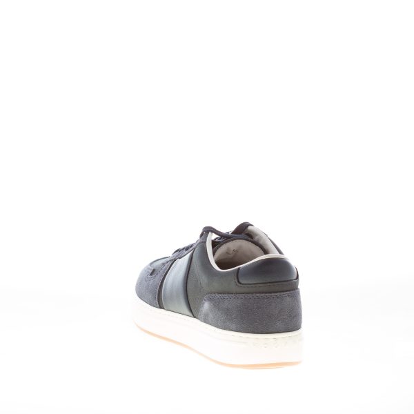 HOGAN uomo H668 sneaker in pelle e nabuk BLU - immagine 3