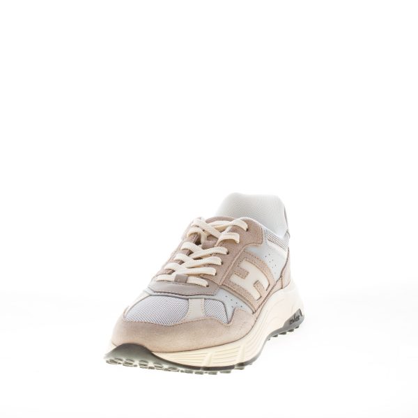 HOGAN uomo Hyperlight sneaker in camoscio TORTORA più grigio chiaro - immagine 2
