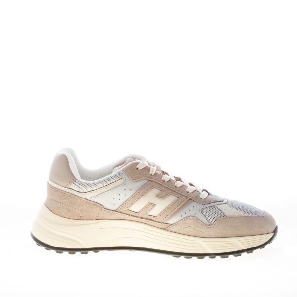 HOGAN uomo Hyperlight sneaker in camoscio TORTORA più grigio chiaro - immagine 4