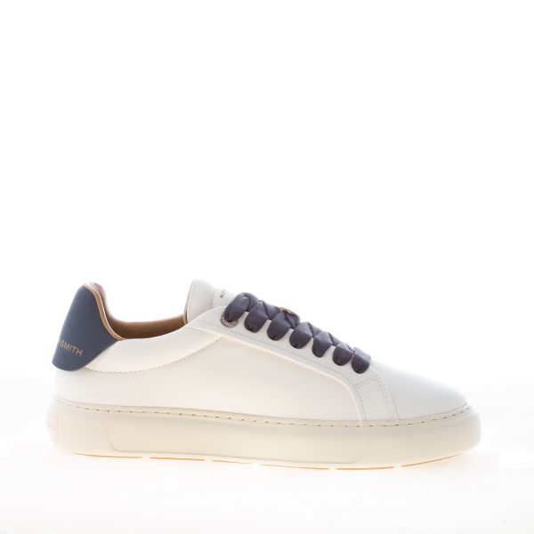 ALEXANDER SMITH uomo sneaker Soho in pelle BIANCO e BLU - immagine 4